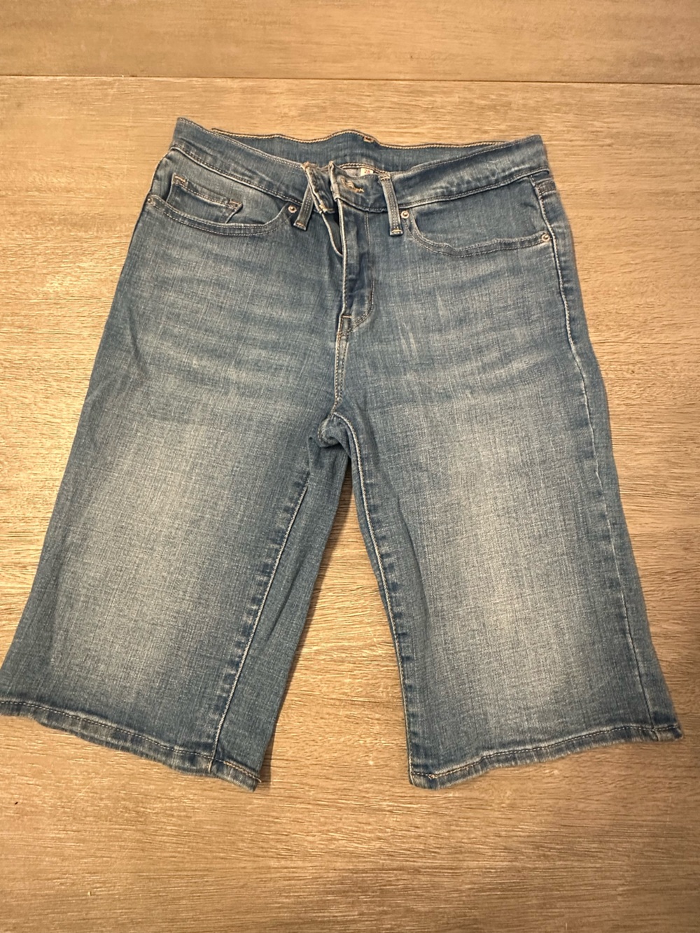 Levi's Women's Light Blue Denim Jean Shorts